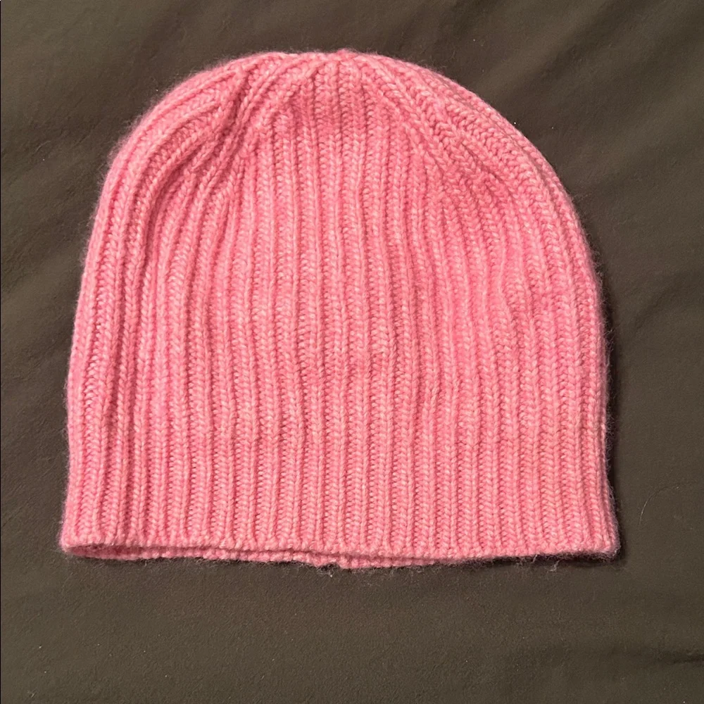 Adorable Pink Knit Beanie for Kids Cat Ear Beanie